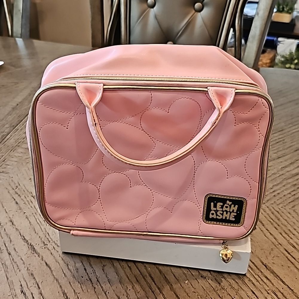 Pink lunch box tote